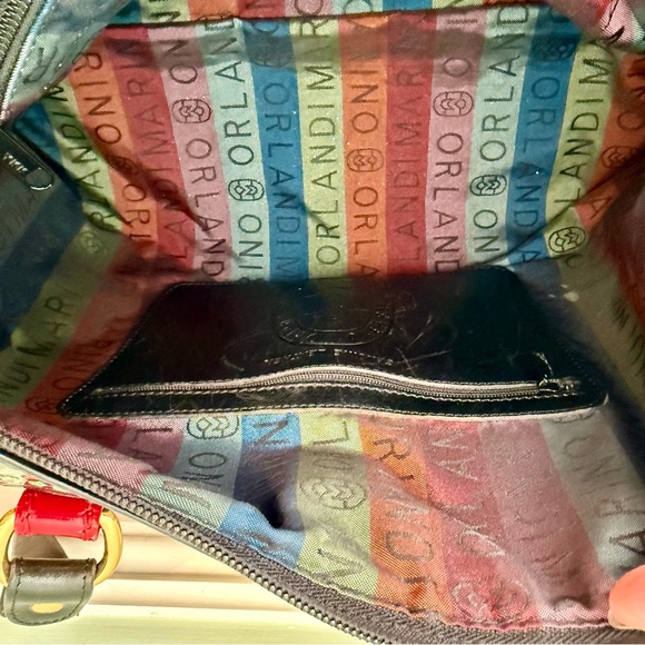 Fabulous Marino Orlandi Beige Croc Leather Large Boxy Purse Bag EUC Statement - Picture 13 of 14